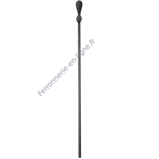 accessoire de ferronnerie, barreau en fer forgé
