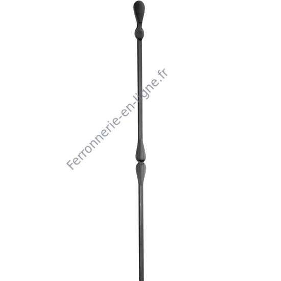 accessoire de ferronnerie, barreau en fer forgé
