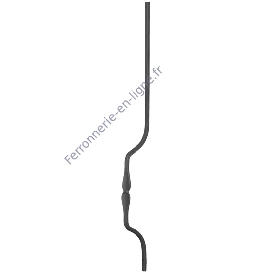 accessoire de ferronnerie, barreau en fer forgé