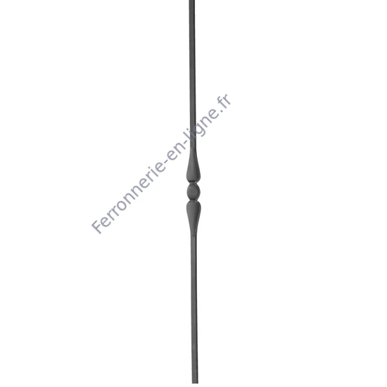 accessoire de ferronnerie, barreau en fer forgé
