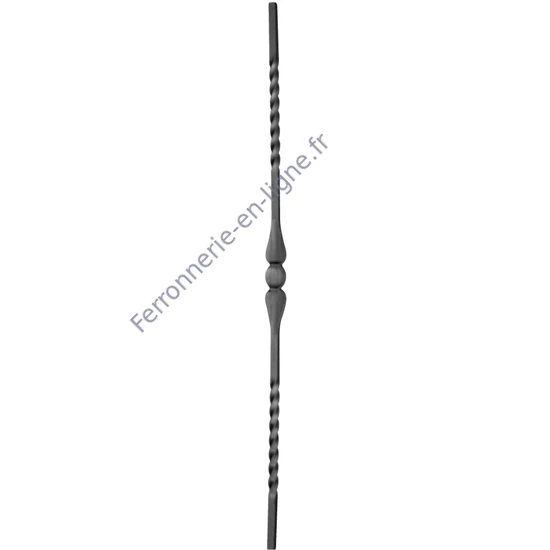 accessoire de ferronnerie, barreau en fer forgé
