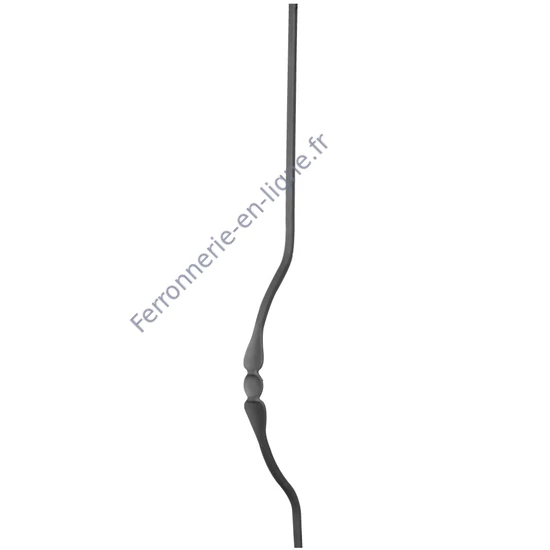 accessoire de ferronnerie, barreau en fer forgé