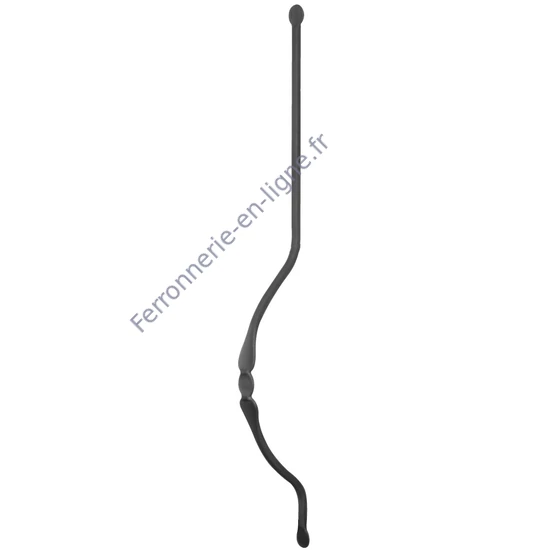 accessoire de ferronnerie, barreau en fer forgé