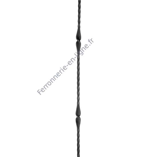 accessoire de ferronnerie, barreau en fer forgé