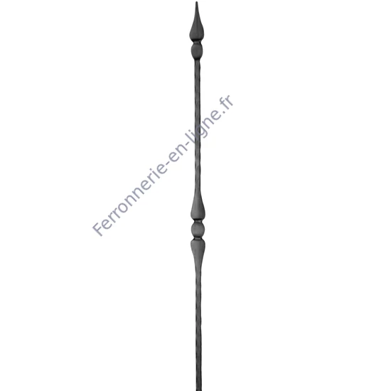 accessoire de ferronnerie, barreau en fer forgé