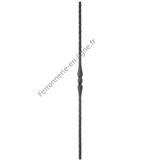accessoire de ferronnerie, barreau en fer forgé