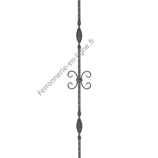 accessoire de ferronnerie, barreau en fer forgé