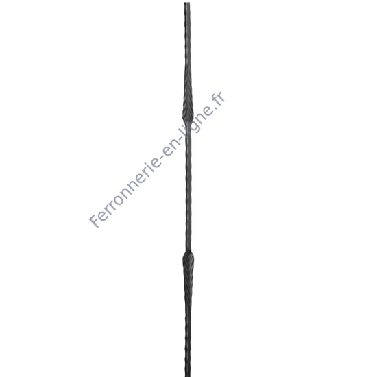 accessoire de ferronnerie, barreau en fer forgé
