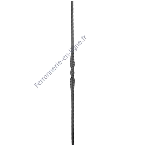 accessoire de ferronnerie, barreau en fer forgé