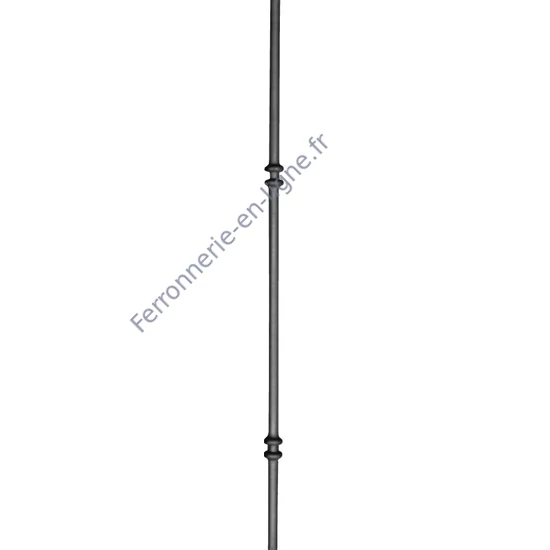 accessoire de ferronnerie, barreau en fer forgé
