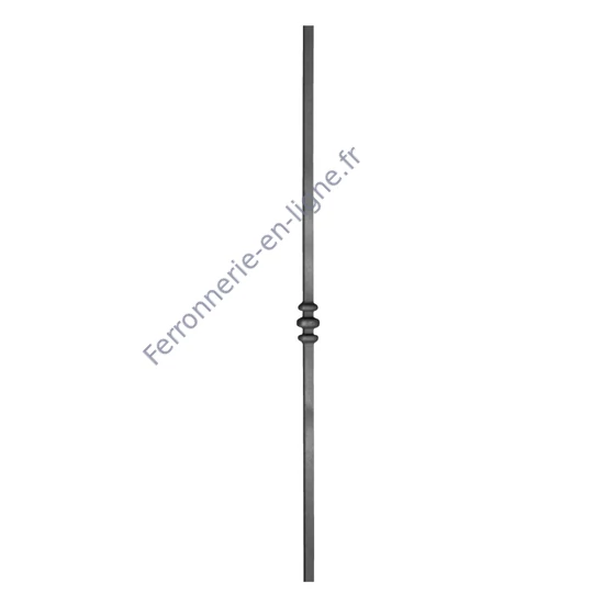 accessoire de ferronnerie, barreau en fer forgé