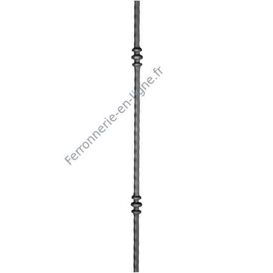 accessoire de ferronnerie, barreau en fer forgé
