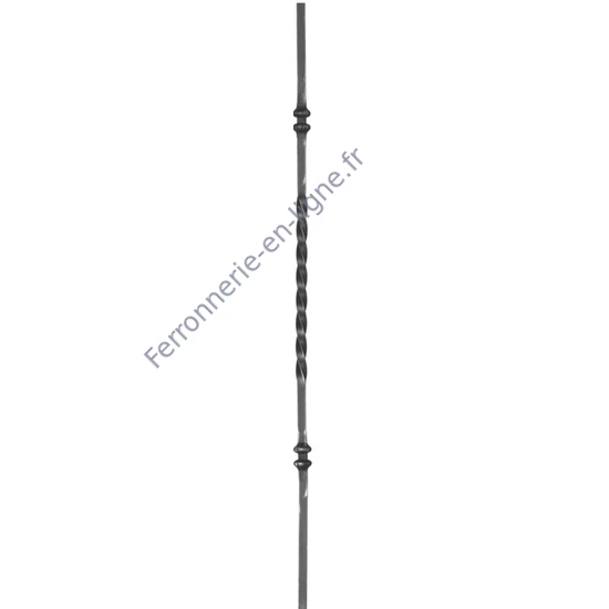 accessoire de ferronnerie, barreau en fer forgé