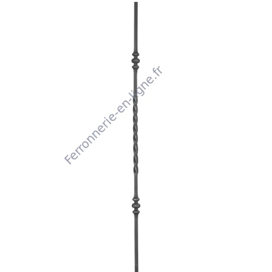 accessoire de ferronnerie, barreau en fer forgé