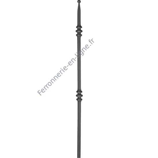accessoire de ferronnerie, barreau en fer forgé
