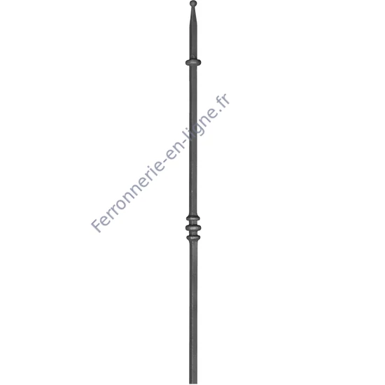 accessoire de ferronnerie, barreau en fer forgé