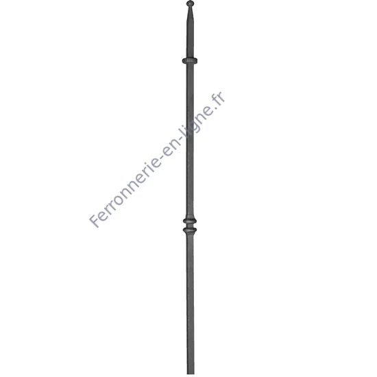 accessoire de ferronnerie, barreau en fer forgé