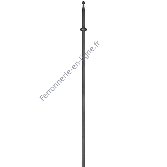 accessoire de ferronnerie, barreau en fer forgé