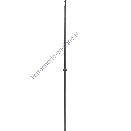 accessoire de ferronnerie, barreau en fer forgé