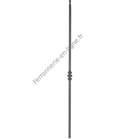 accessoire de ferronnerie, barreau en fer forgé