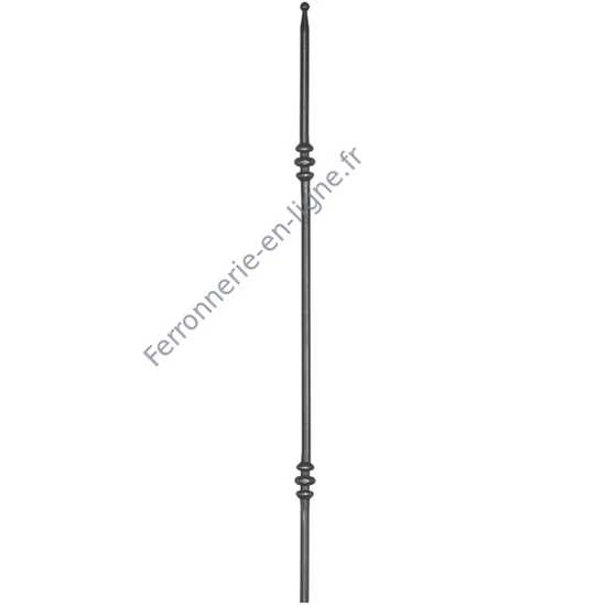 accessoire de ferronnerie, barreau en fer forgé