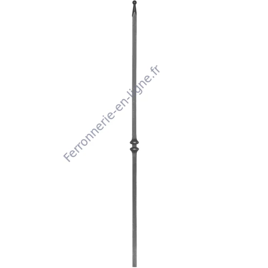 accessoire de ferronnerie, barreau en fer forgé