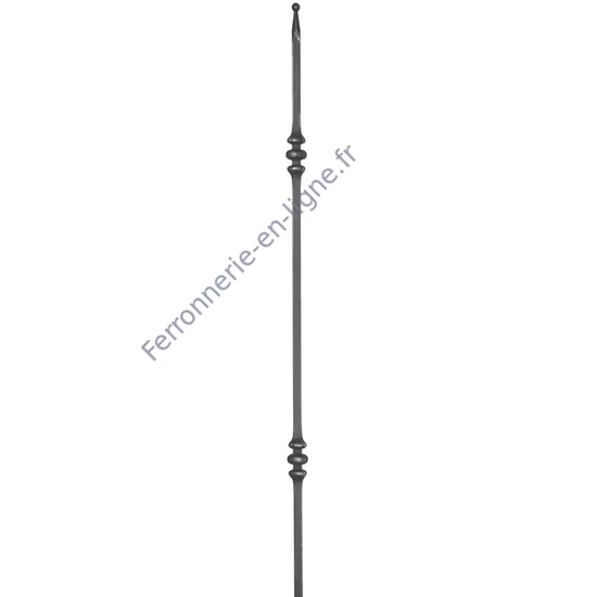 accessoire de ferronnerie, barreau en fer forgé