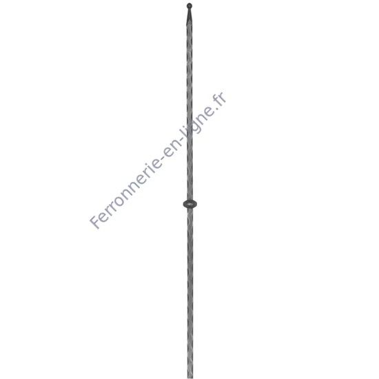 accessoire de ferronnerie, barreau en fer forgé