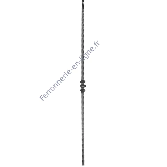 accessoire de ferronnerie, barreau en fer forgé