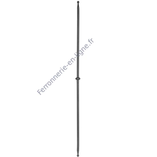 accessoire de ferronnerie, barreau en fer forgé