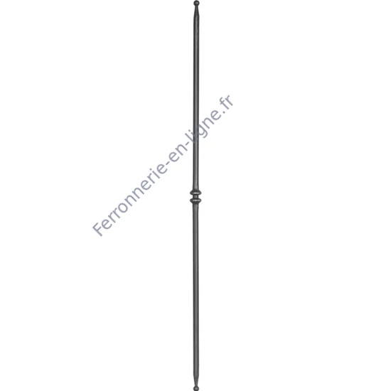 accessoire de ferronnerie, barreau en fer forgé