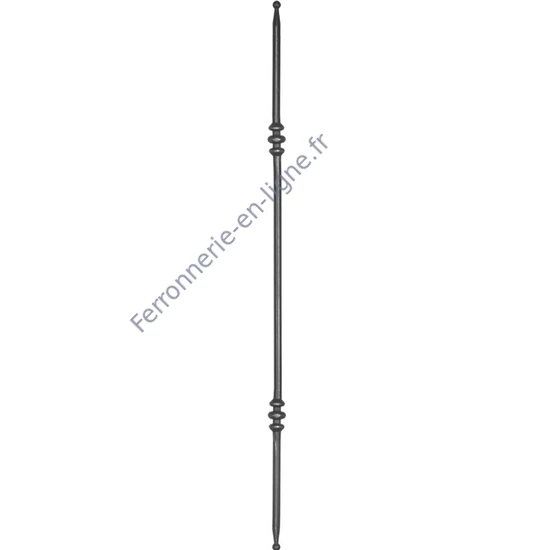 accessoire de ferronnerie, barreau en fer forgé