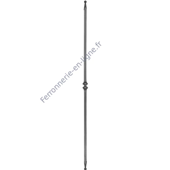 accessoire de ferronnerie, barreau en fer forgé