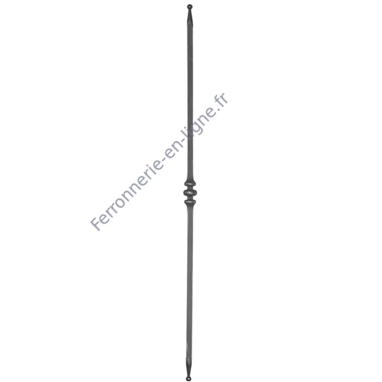 accessoire de ferronnerie, barreau en fer forgé