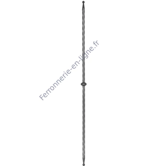 accessoire de ferronnerie, barreau en fer forgé