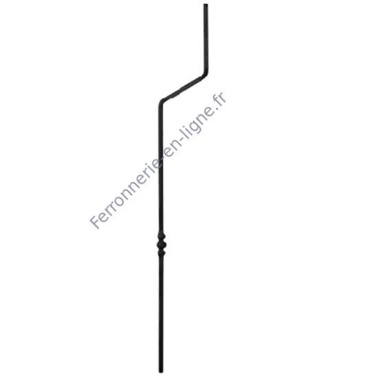 accessoire de ferronnerie, barreau en fer forgé