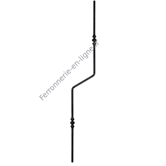 accessoire de ferronnerie, barreau en fer forgé