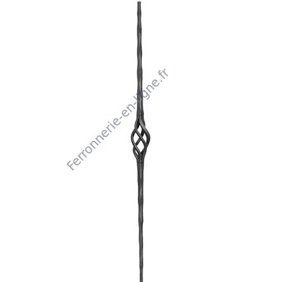 accessoire de ferronnerie, barreau en fer forgé