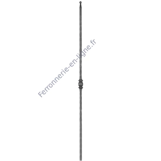 accessoire de ferronnerie, barreau en fer forgé
