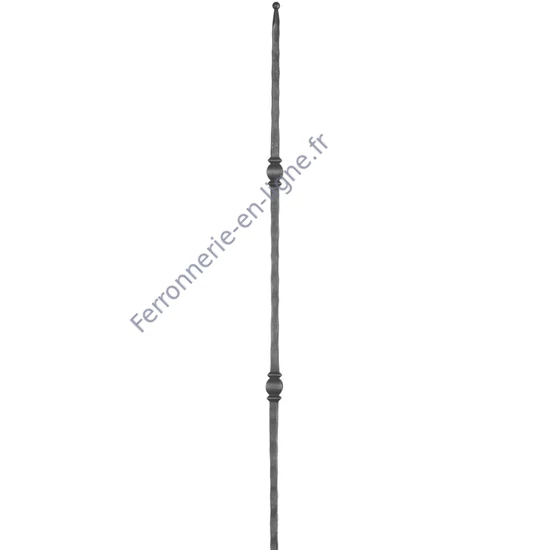 accessoire de ferronnerie, barreau en fer forgé