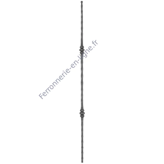 accessoire de ferronnerie, barreau en fer forgé