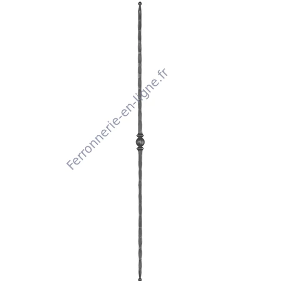 accessoire de ferronnerie, barreau en fer forgé