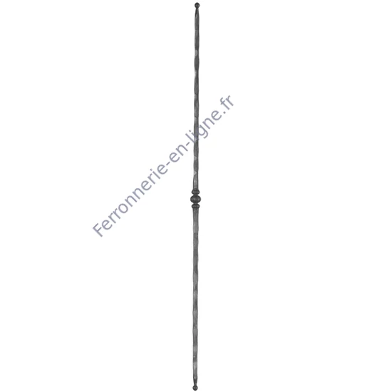 accessoire de ferronnerie, barreau en fer forgé