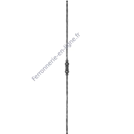 accessoire de ferronnerie, barreau en fer forgé