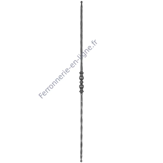 accessoire de ferronnerie, barreau en fer forgé