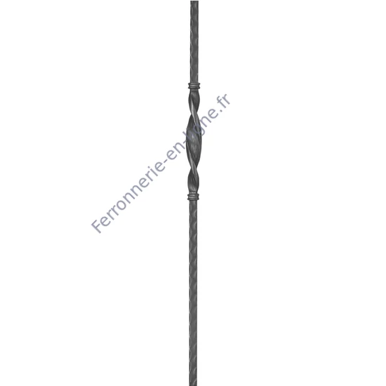 accessoire de ferronnerie, poteau en fer forgé