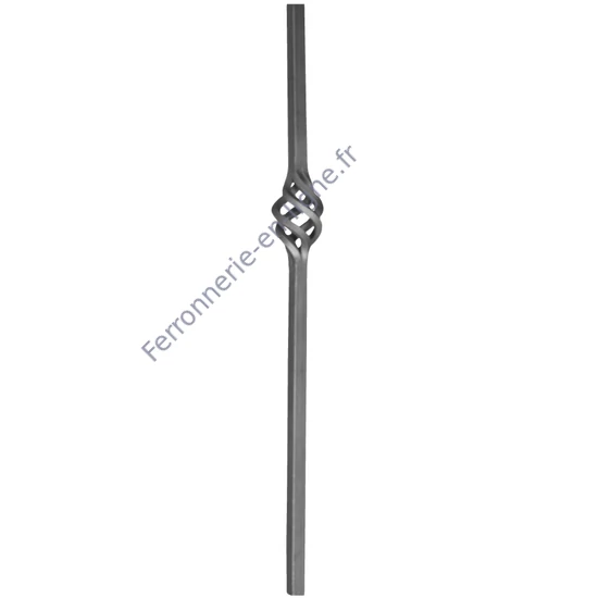 accessoire de ferronnerie, poteau en fer forgé