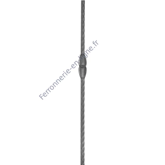 accessoire de ferronnerie, poteau en fer forgé