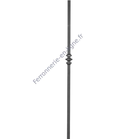accessoire de ferronnerie, poteau en fer forgé