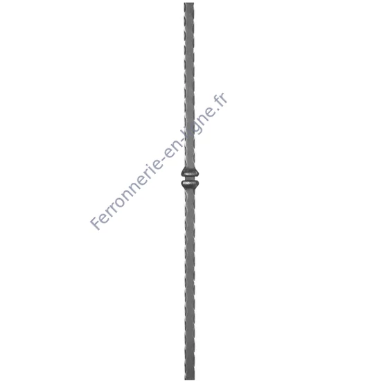 accessoire de ferronnerie, poteau en fer forgé